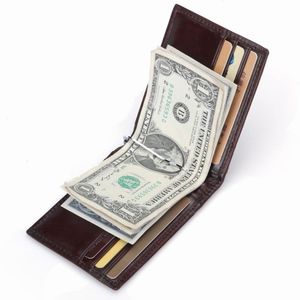 RFID Men Wallet Bifold Money Clip 2076